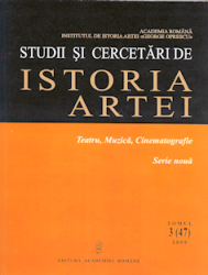 studii si cercetari de istoria artei